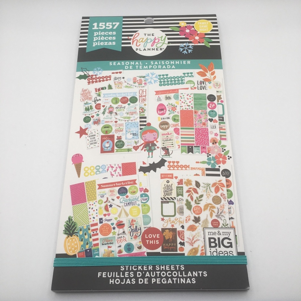 Happy Planner Seasonal Sticker book NEW